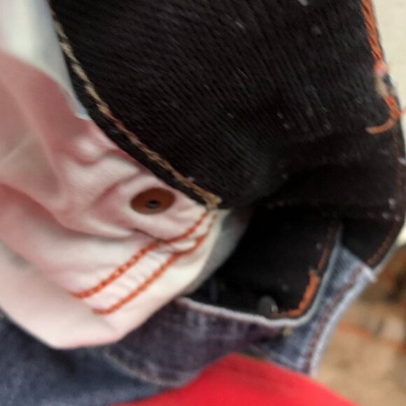 Eddie Bauer Womens Boyfriend Jeans Size 20W Midrise Slim Relaxed Blue Denim - Picture 10 of 14